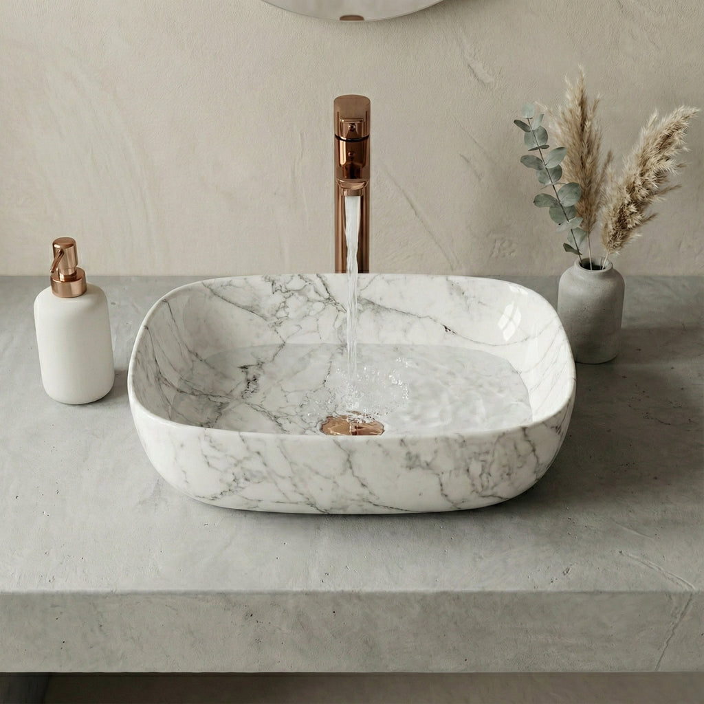 Foxx Sanitaryware Ceramic Premium Designer Wash basin for Home & Hotels (18x13x5)(M-05)