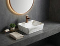 Foxx Sanitaryware 2 in 1 Wall Mount & Table Top Ceramic Premium Wash basin (M-34) (16x12x5) (M-34) Wall Hung Basin