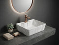 Foxx Sanitaryware 2 in 1 Wall Mount & Table Top Ceramic Premium Wash basin (M-08) (16x12x5) (M-08) Wall Hung Basin
