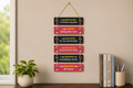 Foxx Sanitaryware Premium MDF Wooden Motivational Affirmation Wooden Wall Hanging