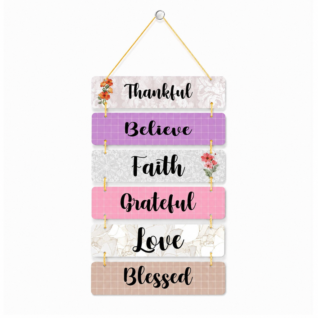 Foxx Sanitaryware Motivational MDF Wall Hanging for Home Bedroom & Office Decor