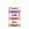 Foxx Sanitaryware Motivational MDF Wall Hanging for Home Bedroom & Office Decor
