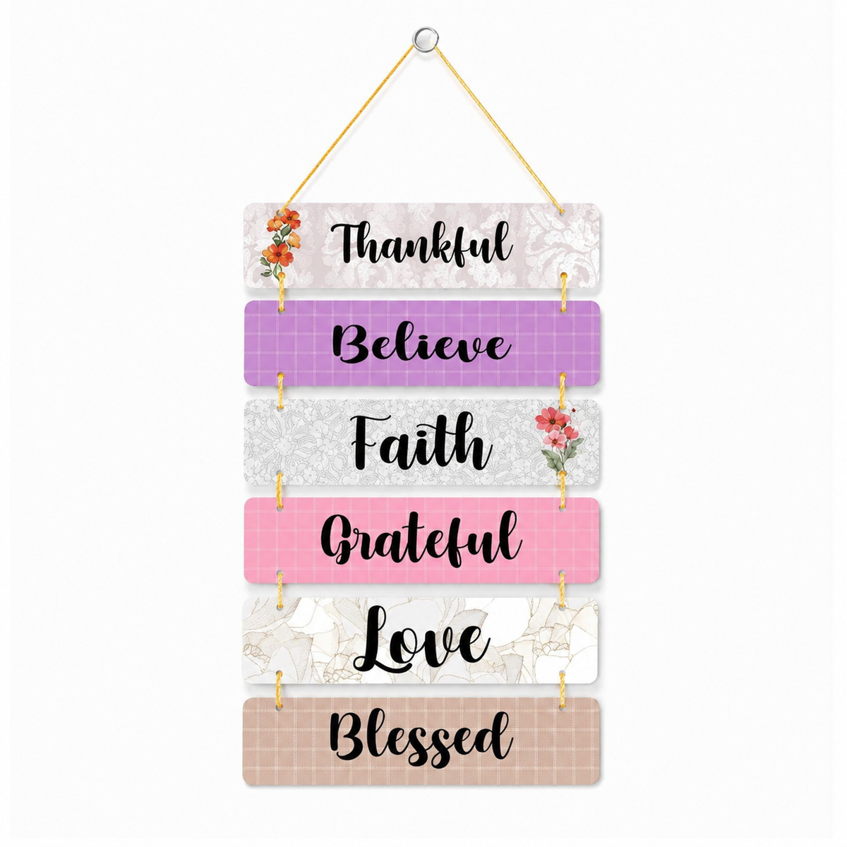 Foxx Sanitaryware Motivational MDF Wall Hanging for Home Bedroom & Office Decor