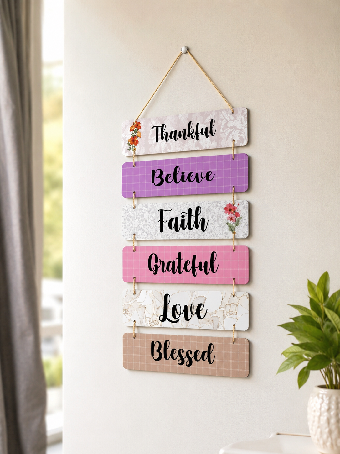 Foxx Sanitaryware Motivational MDF Wall Hanging for Home Bedroom & Office Decor