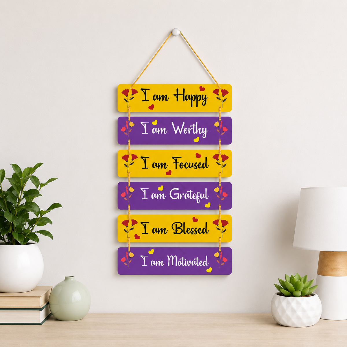Foxx Sanitaryware Motivational MDF Wall Hanging for Home & Office Wall Decor(105)