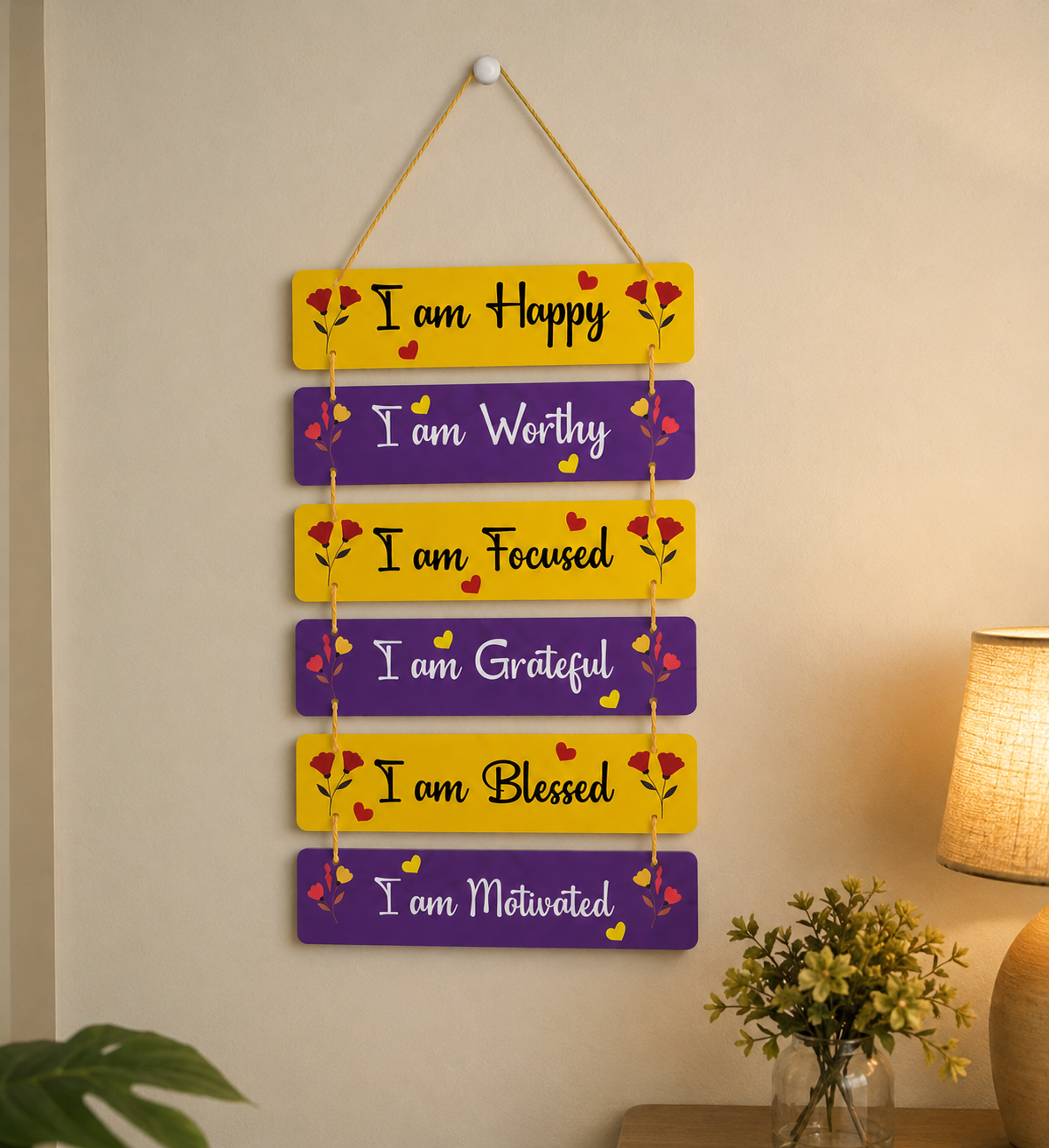 Foxx Sanitaryware Motivational MDF Wall Hanging for Home & Office Wall Decor(105)