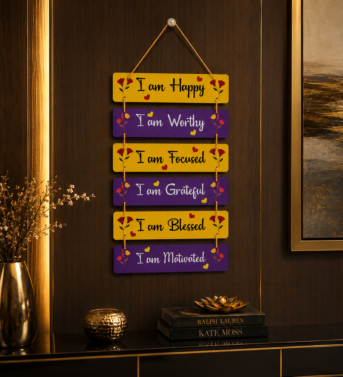 Foxx Sanitaryware Motivational MDF Wall Hanging for Home & Office Wall Decor(105)