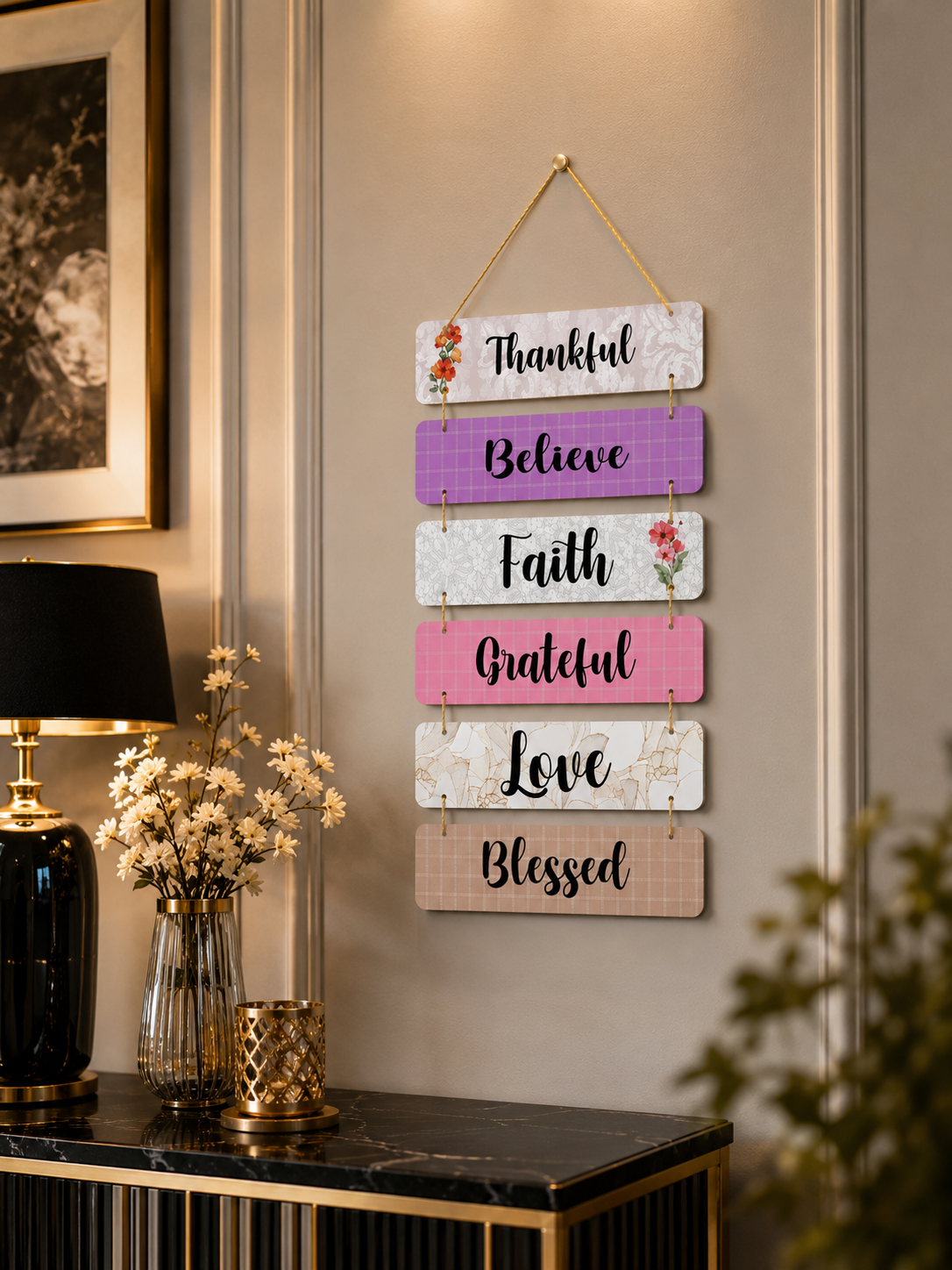 Foxx Sanitaryware Motivational MDF Wall Hanging for Home Bedroom & Office Decor