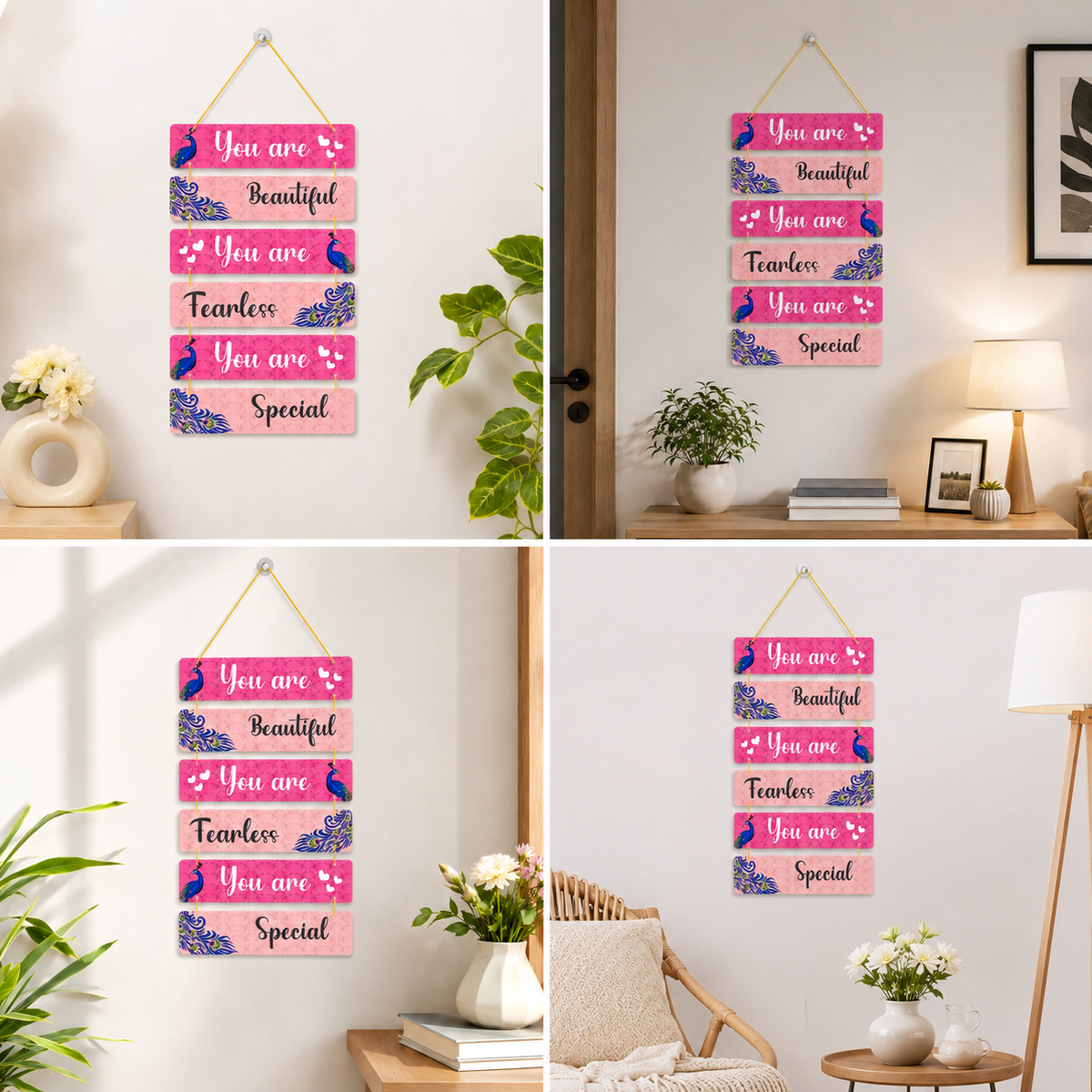 Foxx Sanitaryware Motivational MDF Wall Hanging for Bedroom & Home Decor(110)