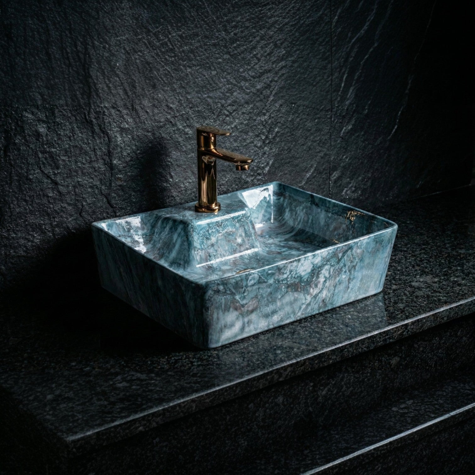 Foxx Sanitaryware 2 in 1 Wall Mount & Table Top Ceramic Premium Wash basin (M-16) (16x12x5) (M-16) Wall Hung Basin