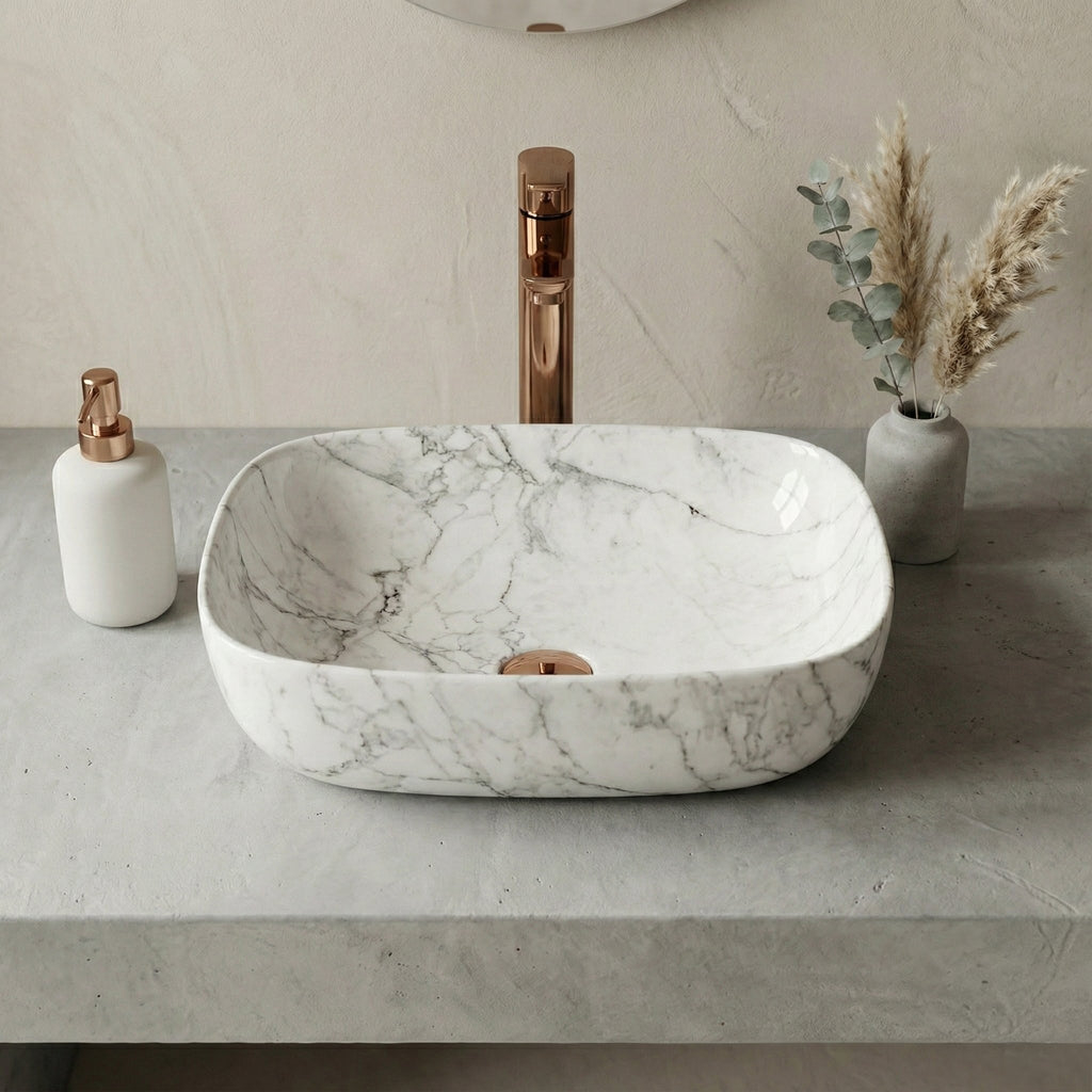 Foxx Sanitaryware Ceramic Premium Designer Wash basin for Home & Hotels (18x13x5)(M-05)