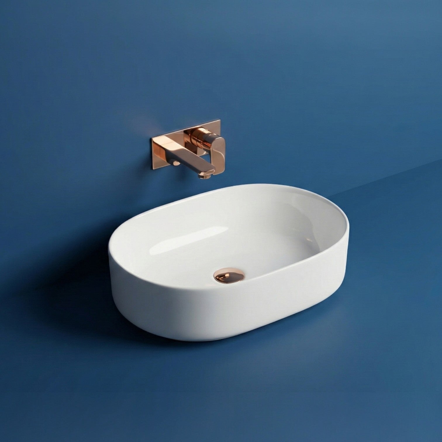 Foxx Sanitaryware Ceramic Premium White Wash basin for Home, Hotels (19x13x5)(Premium White)