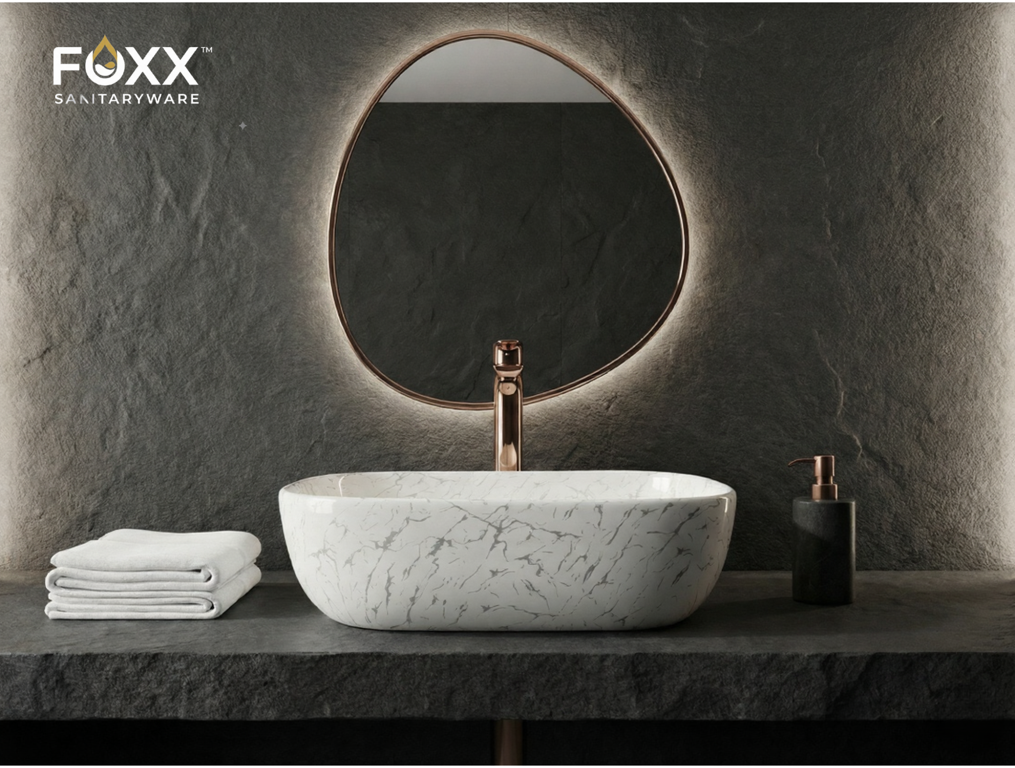 Foxx Sanitaryware Ceramic Premium Designer Wash basin for Home, Hotels (18x13x5)(M-03) (18x13x5) (M-03) Table Top Basin