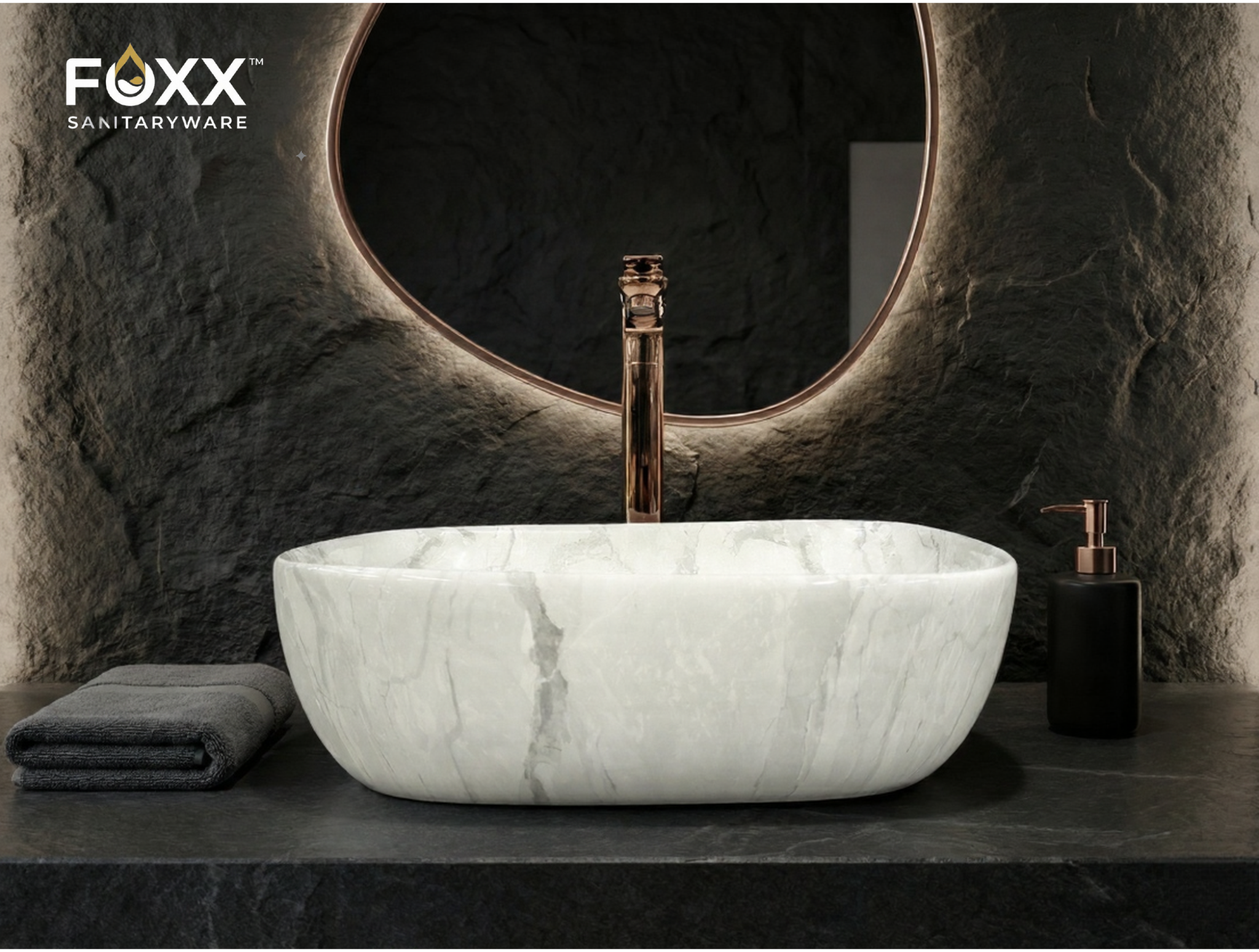 Foxx Sanitaryware Ceramic Premium Designer Wash basin for Home, Hotels (18x13x5)(M-08)