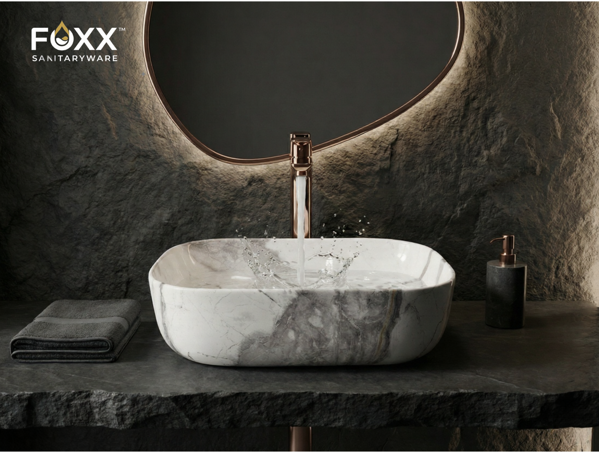 Foxx Sanitaryware Ceramic Premium Designer Wash basin for Home, Hotels (18x13x5)(M-07)