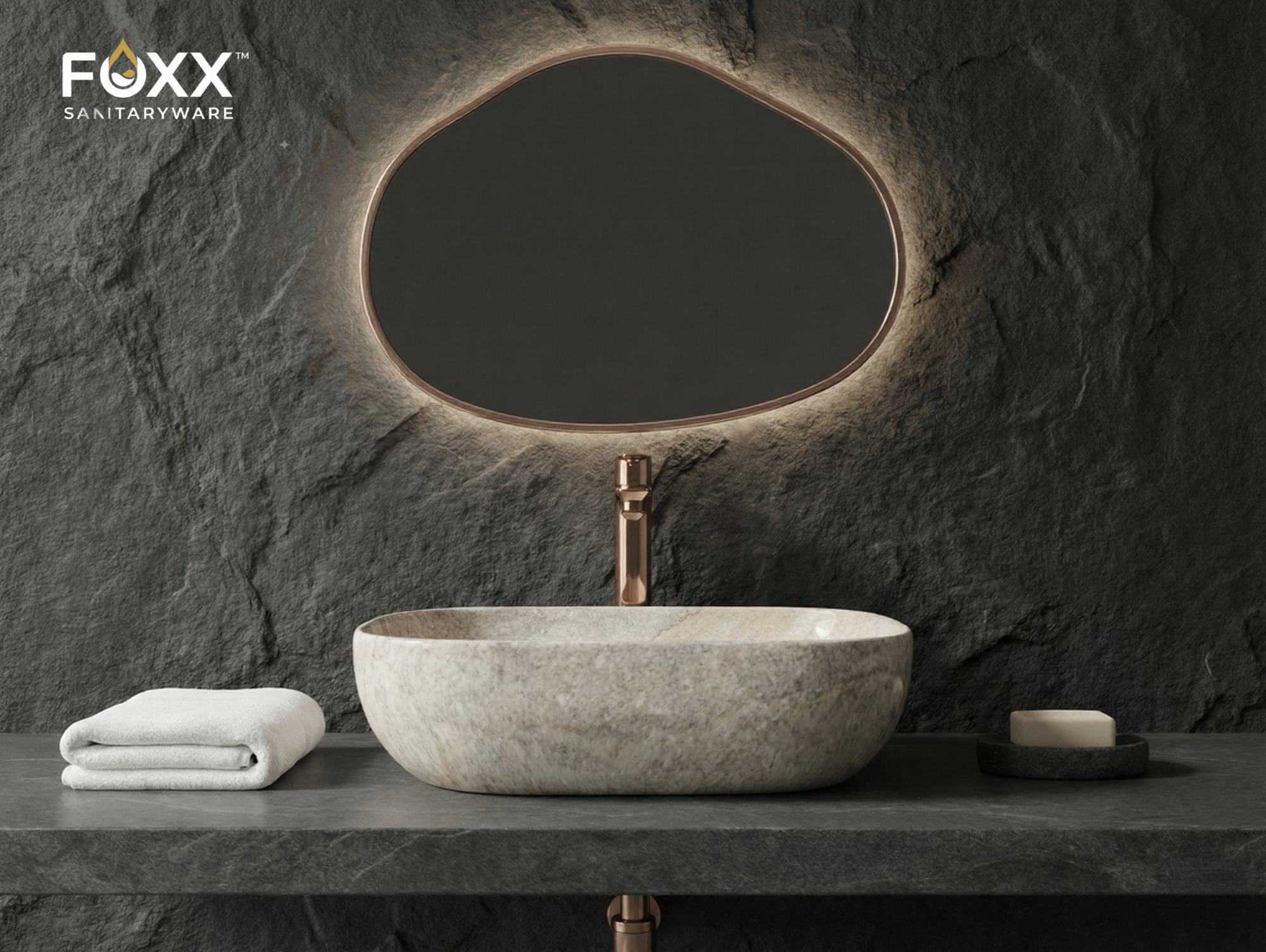 Foxx Sanitaryware Ceramic Premium Designer Wash basin for Home, Hotels (18x13x5)(M-15)