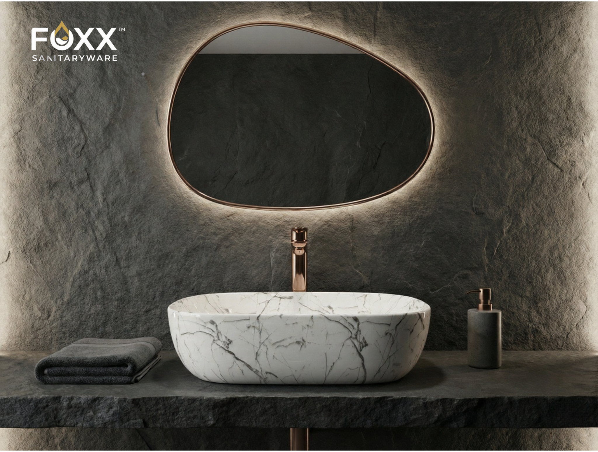 Foxx Sanitaryware Ceramic Premium Designer Wash basin for Home, Hotels (18x13x5)(M-06)