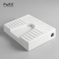 Foxx Sanitaryware Premium White Ladies Urinal Urinal for Ladies (17x14x4) Standard Commode Urinal