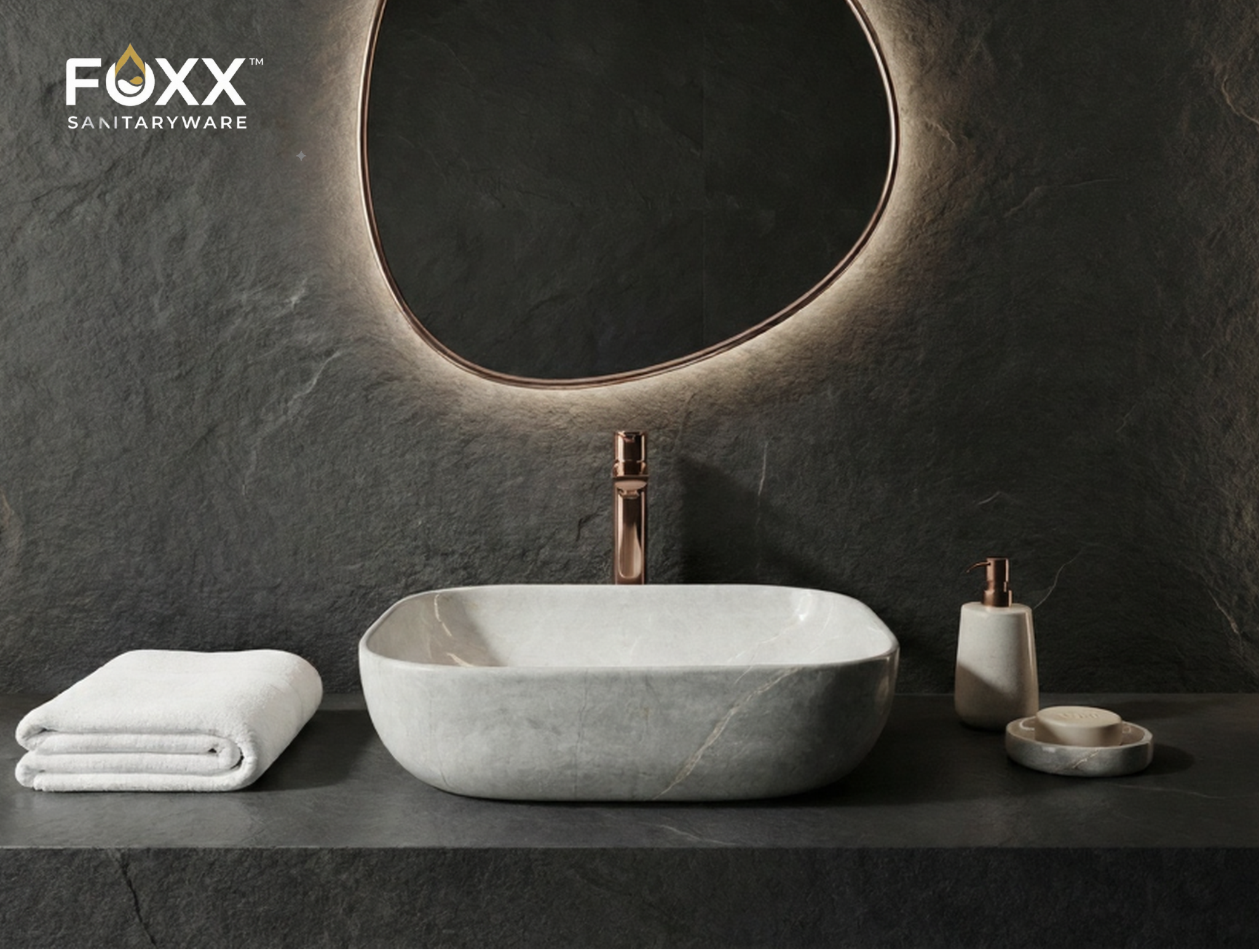 Foxx Sanitaryware Ceramic Premium Designer Wash basin for Home, Hotels (18x13x5)(M-13)