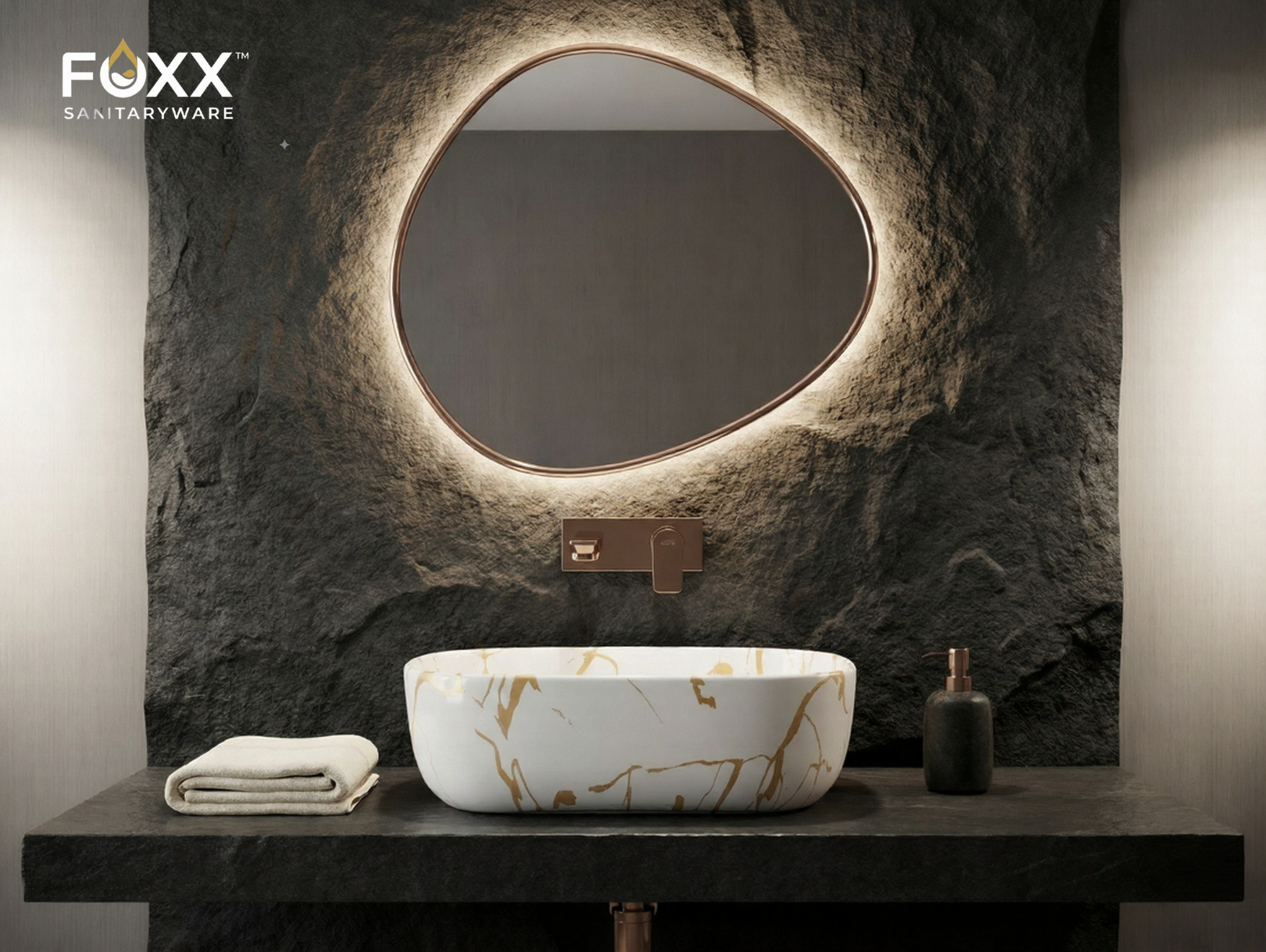 Foxx Sanitaryware Ceramic Premium Designer Wash basin for Home, Hotels (18x13x5)(M-51)