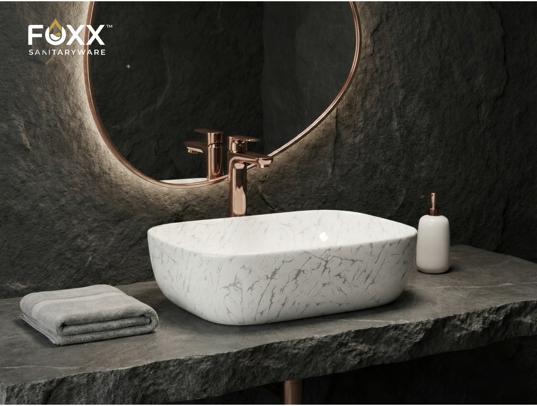 Foxx Sanitaryware Ceramic Premium Designer Wash basin for Home, Hotels (18x13x5)(M-03) (18x13x5) (M-03) Table Top Basin