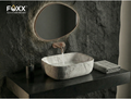 Foxx Sanitaryware Ceramic Premium Designer Wash basin for Home, Hotels (18x13x5)(M-08 New)