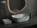 Foxx Sanitaryware Ceramic Premium Designer Wash basin for Home, Hotels (18x13x5)(M-16)
